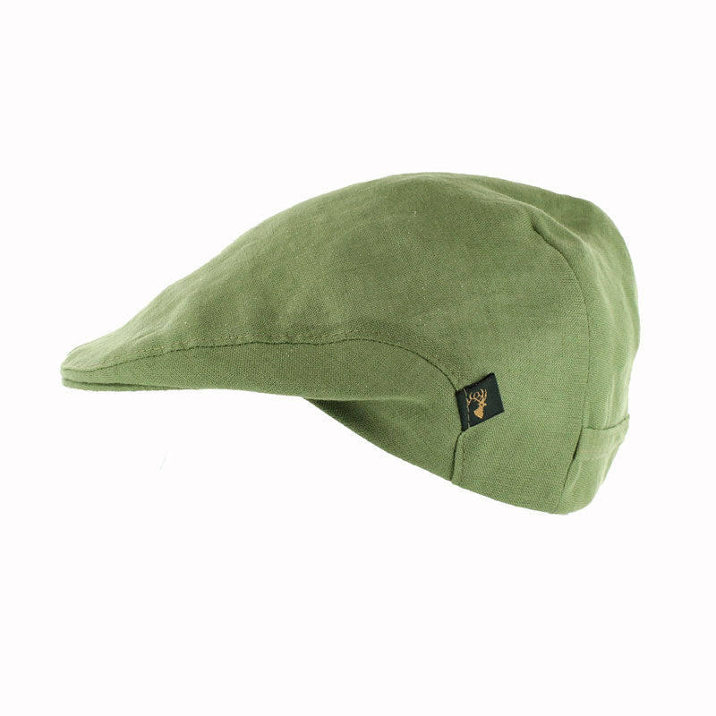 Light Green Mucros Weavers Linen Cap - The Celtic Gift Store - Hats