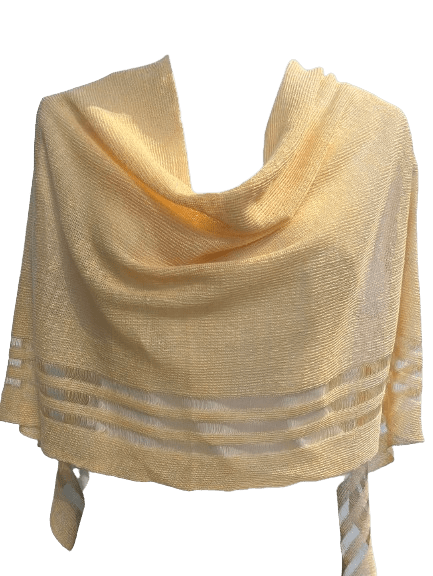 Linen Poncho Peach - The Celtic Gift Store - 