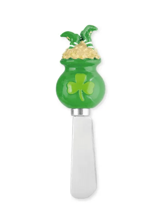 Luck of the Irish Resin Polyresin Cheese Spreader - Pot o' Gold - The Celtic Gift Store - 