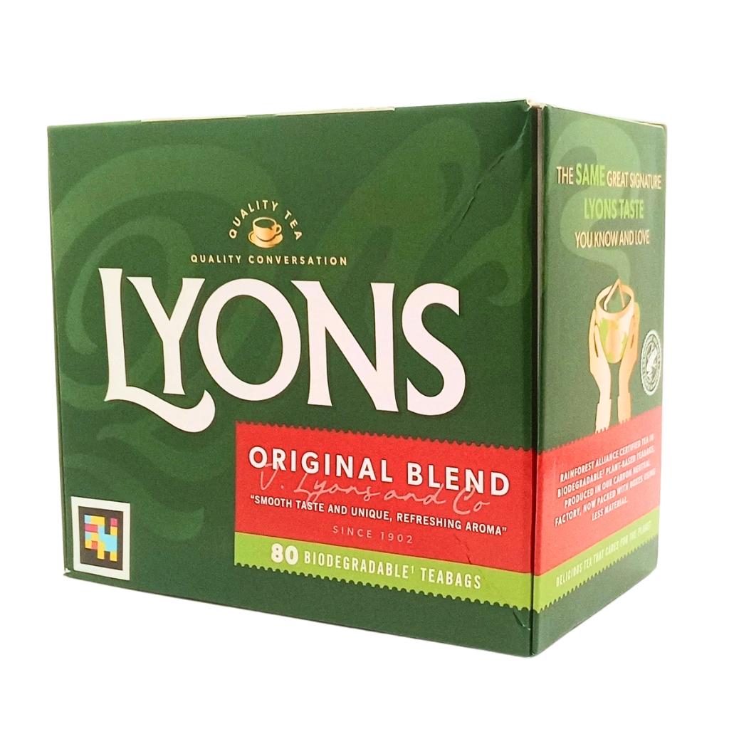 Lyons Tea Original Blend Tea Bags (80 Bags)
