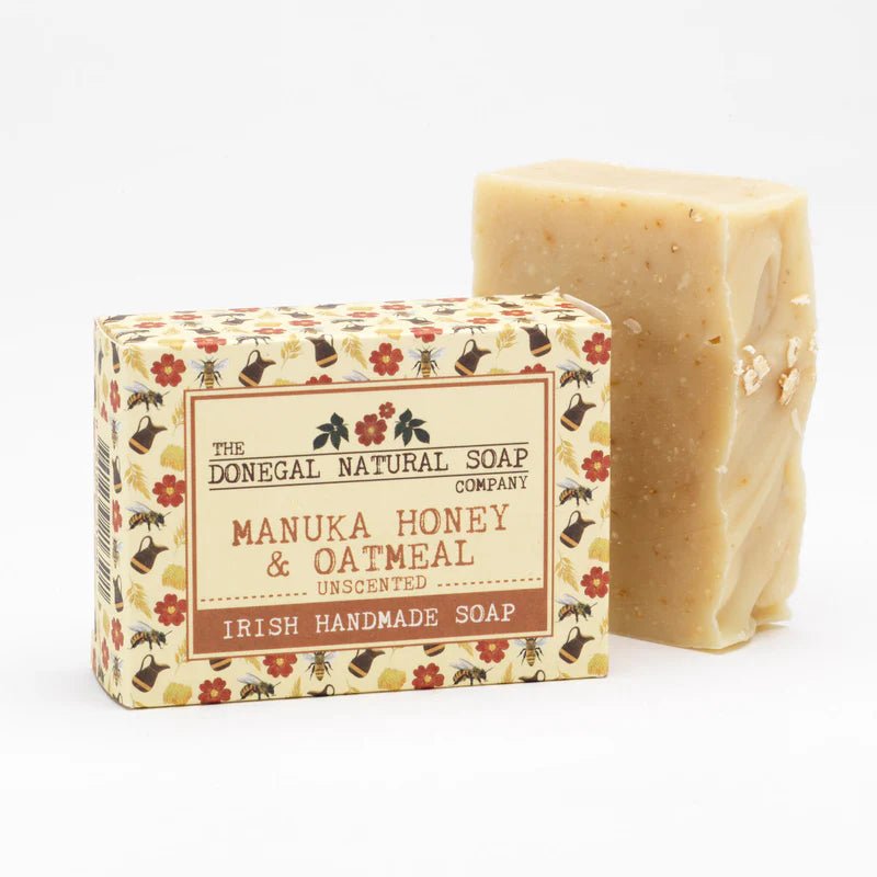 Manuka Honey & Oatmeal Unscented Irish Handmade Soap - The Celtic Gift Store - Beauty and Wellness