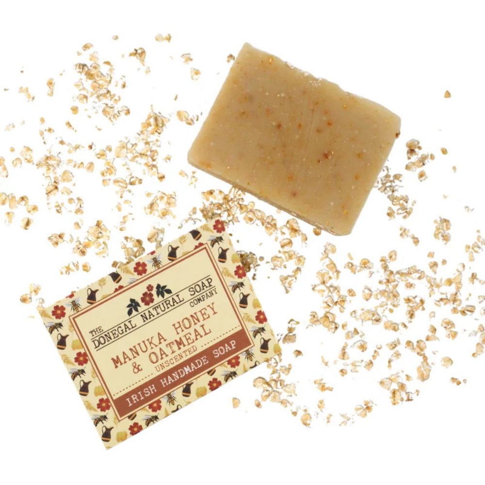 Manuka Honey & Oatmeal Unscented Irish Handmade Soap