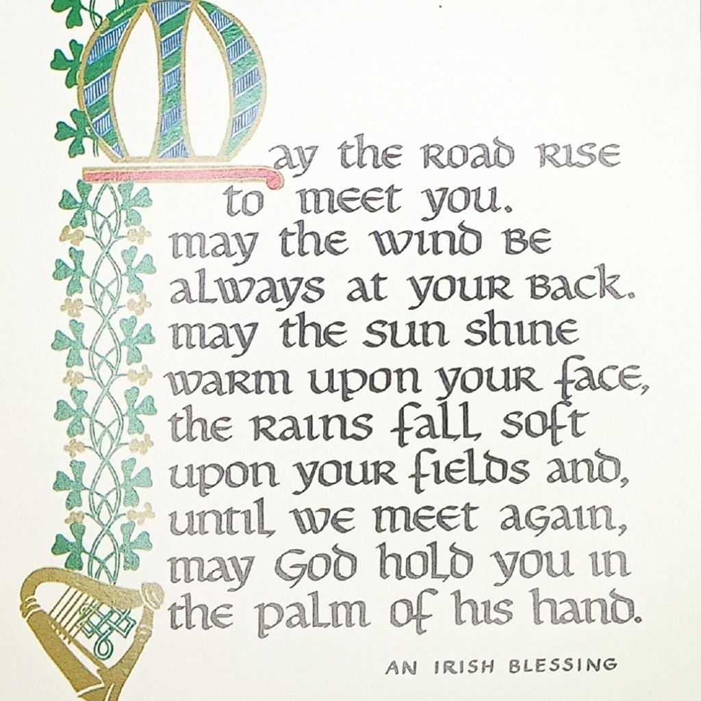 May The Road Rise Wall Plaque