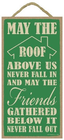May the Roof 5x10 Sign - The Celtic Gift Store - Decor