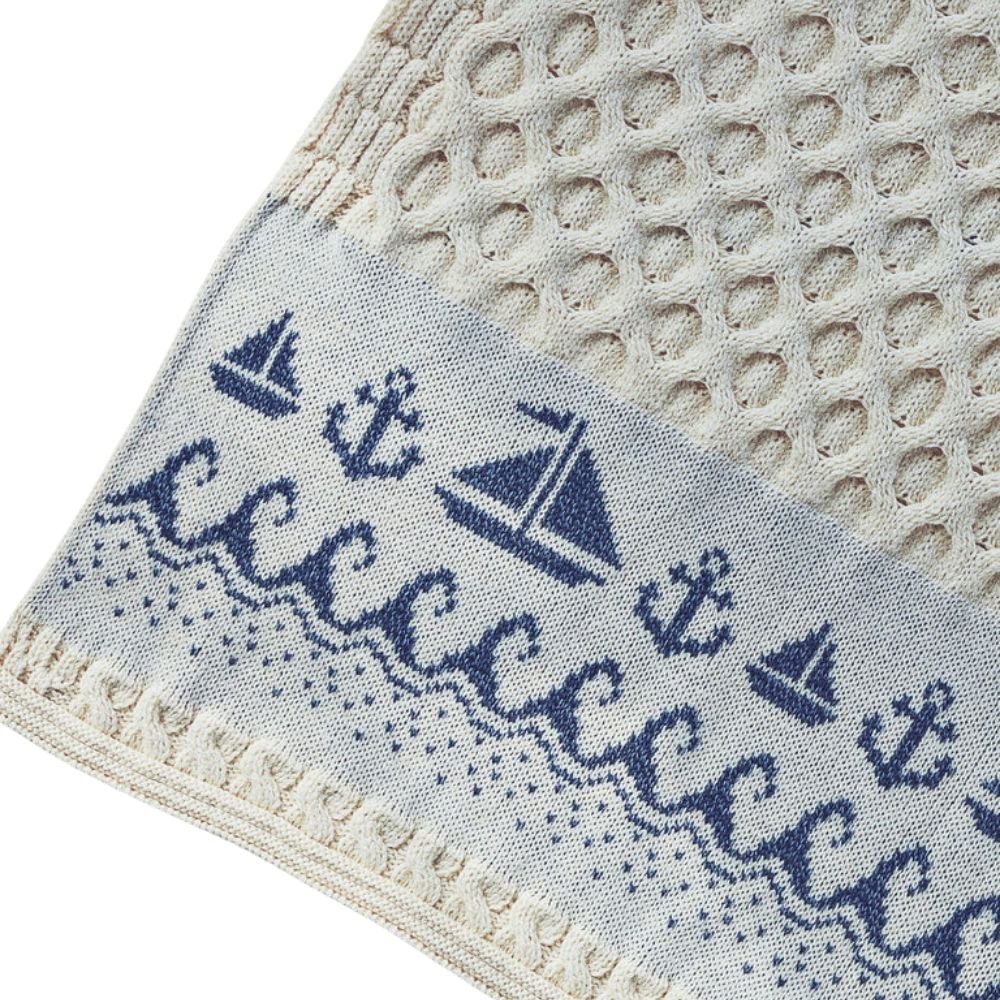 Merino Wool Wild Atlantic Throw - Cream