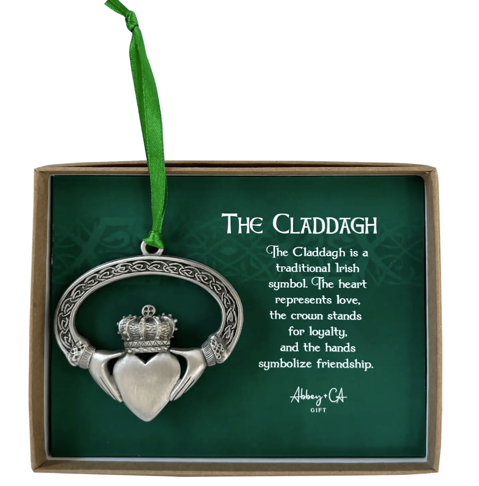 Metal Claddagh Ornament - The Celtic Gift Store - Decor