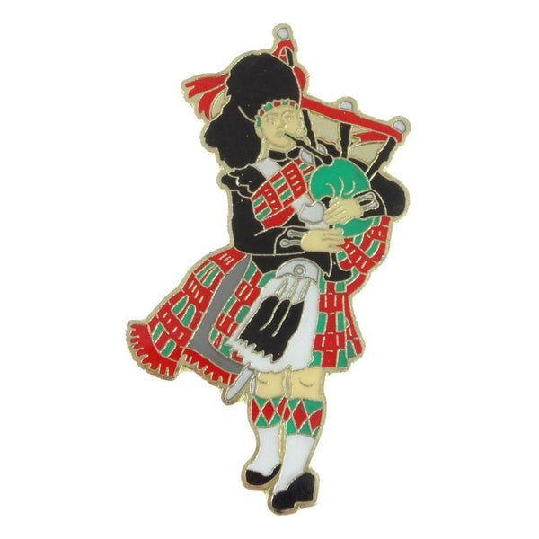 Metal Enamel Scottish Piper Magnet - The Celtic Gift Store - Decor