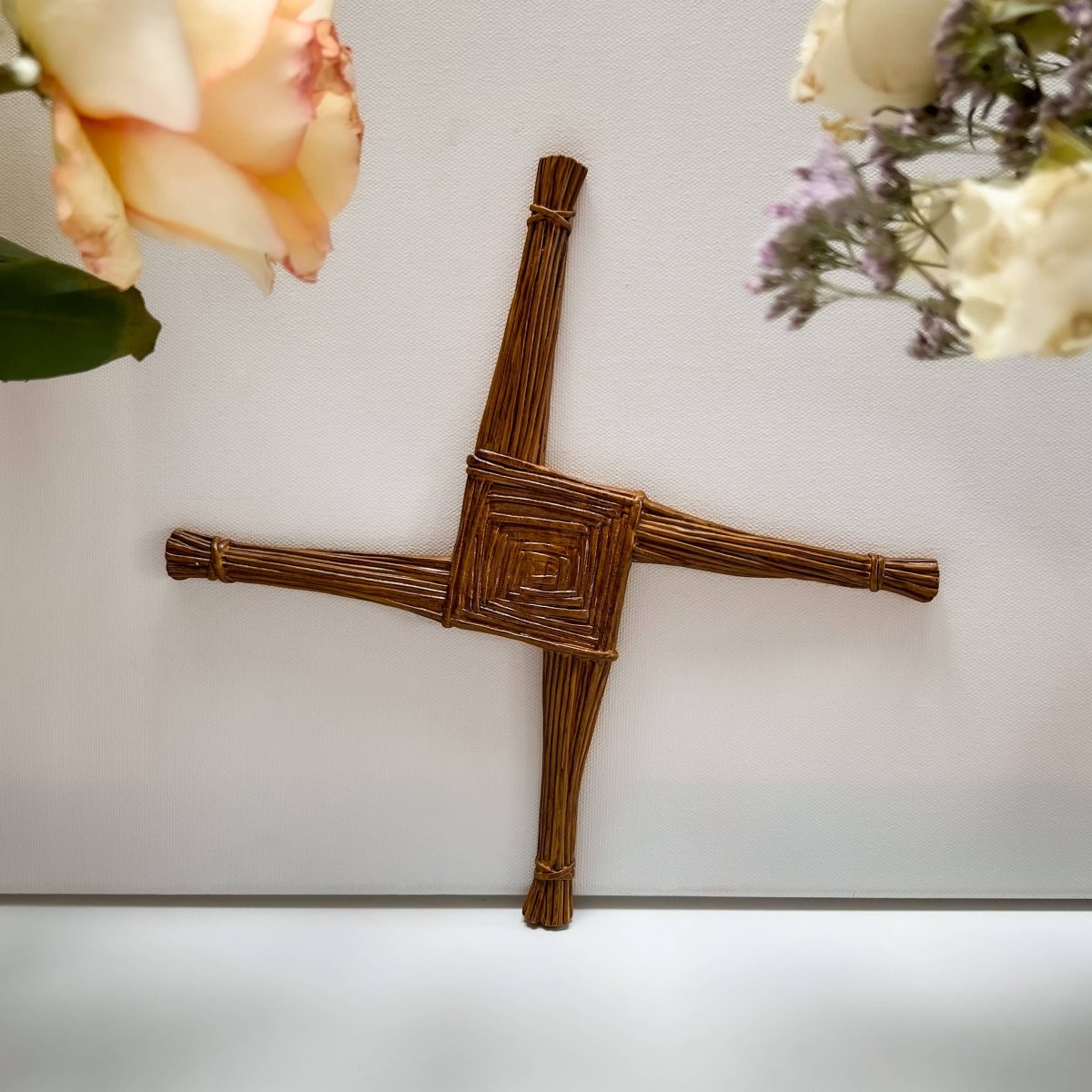 Metal St. Brigid Wall Cross