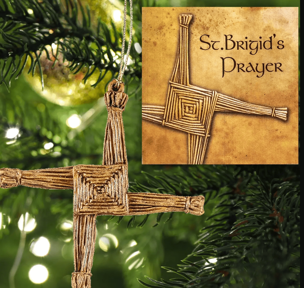 Metal St. Brigid's Cross Ornament - The Celtic Gift Store - Decor