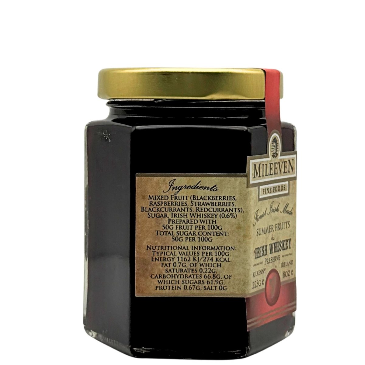 Mileeven Summer Fruits and Whiskey Jam - The Celtic Gift Store - Food
