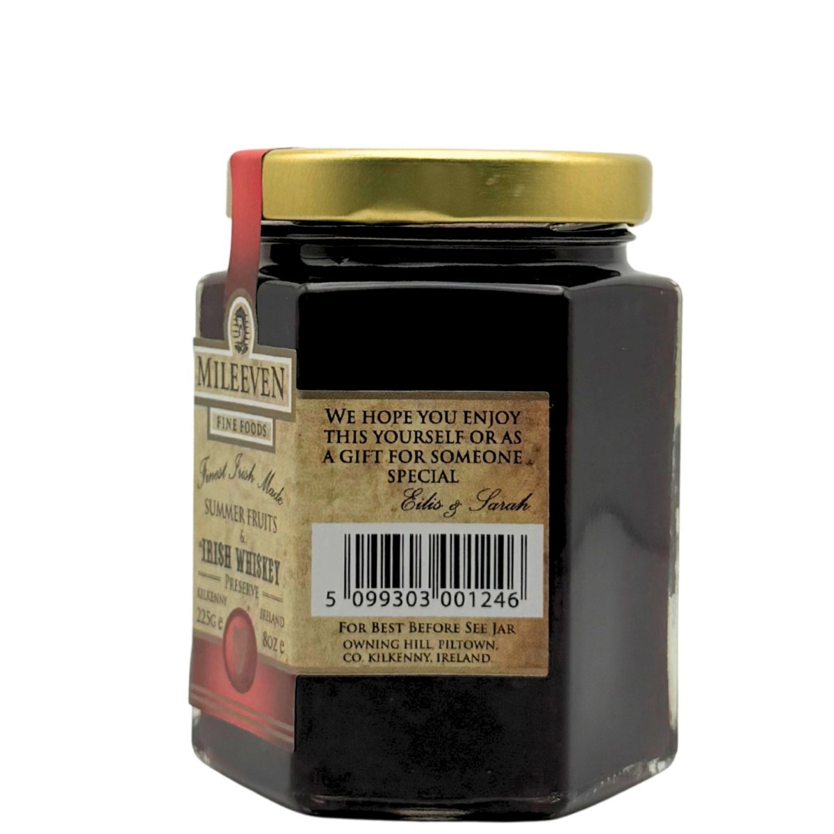 Mileeven Summer Fruits and Whiskey Jam - The Celtic Gift Store - Food