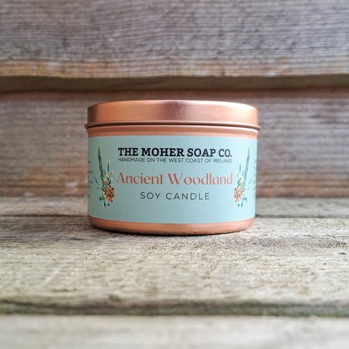 Moher Soap Co. Ancient Woodland Candle - The Celtic Gift Store - Candles, Wax Melts, Incense