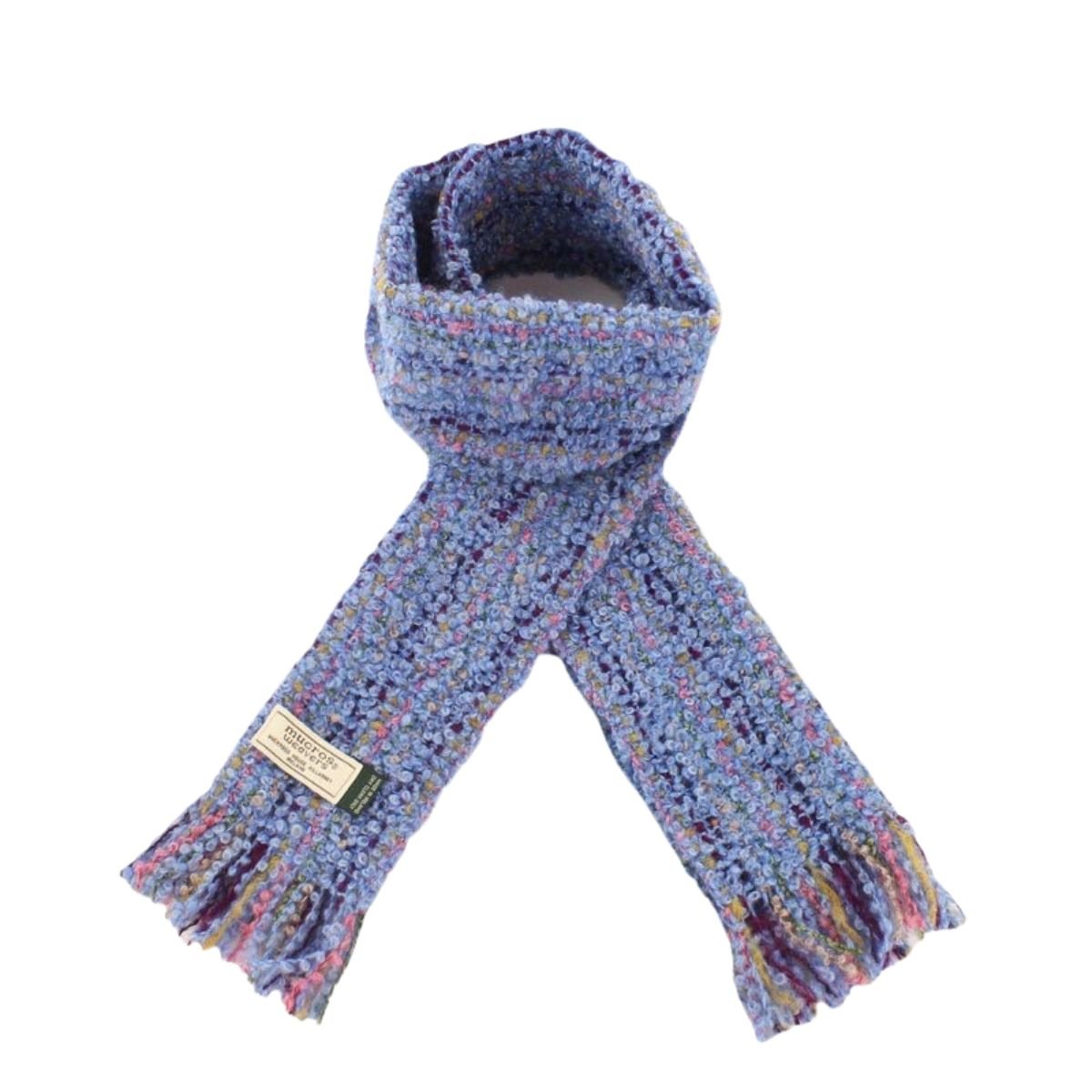 Mucros Mohair Scarf - Blue