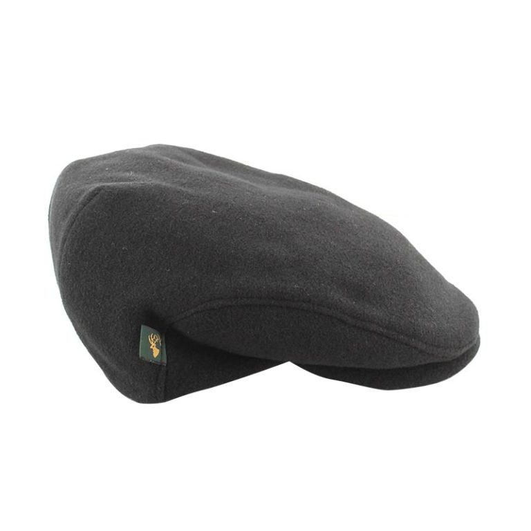 Mucros Weavers Black Tweed Flat Cap - The Celtic Gift Store - Hats