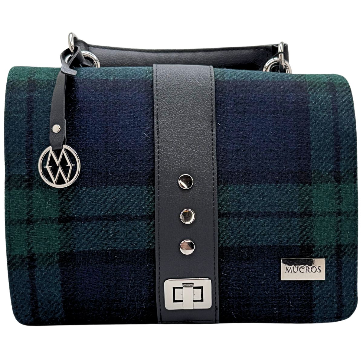 Mucros Weavers Fiona Bag - Blackwatch Tartan