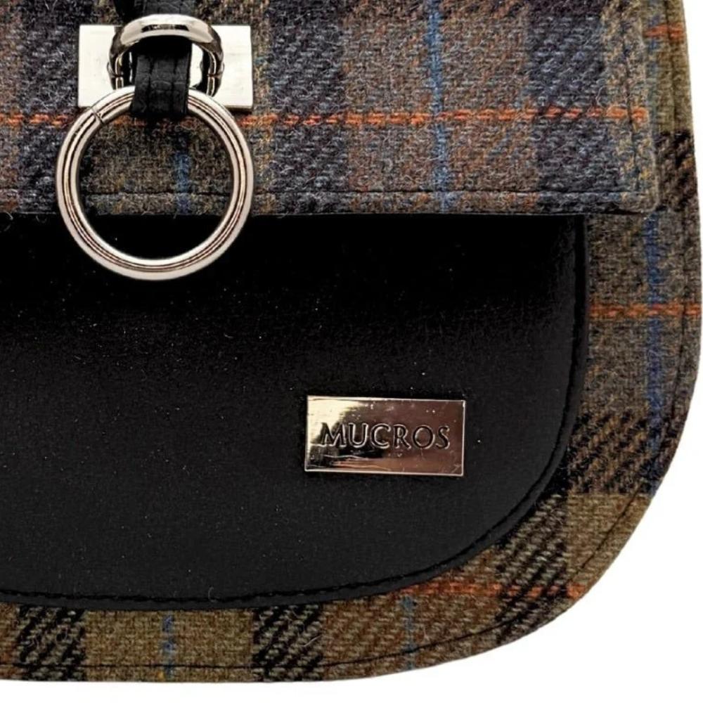 Mucros Weavers Grace Bag - Brown Tartan