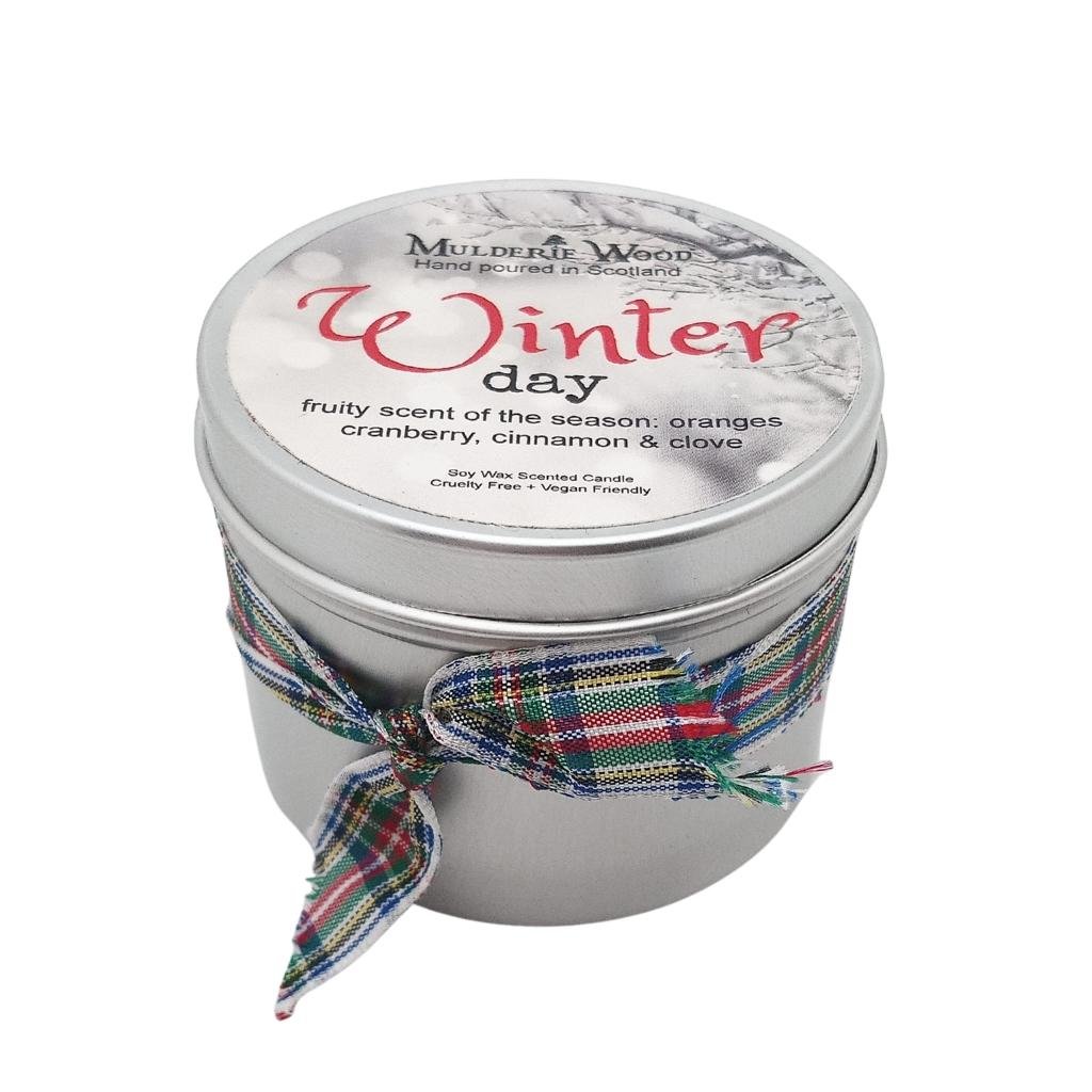 Mulderie Wood Winter Day Candle