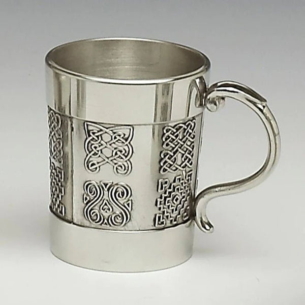Mullingar Pewter Celtic Knot Whiskey Measure 2oz - The Celtic Gift Store - Barware