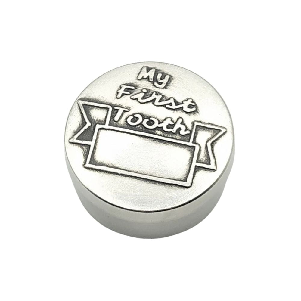 My First Tooth Box in Pewter - The Celtic Gift Store - 