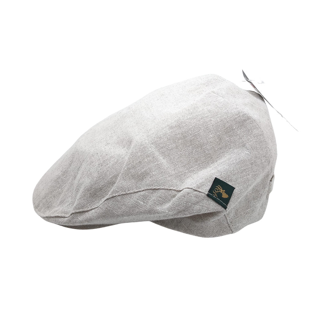 Natural Mucros Weavers Linen Cap by Mucros Weavers - Hats
