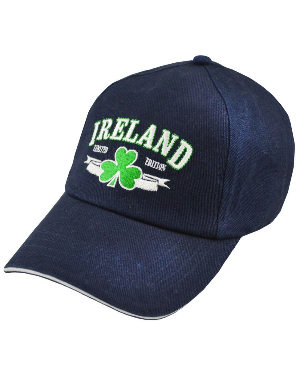Navy Ireland Shamrock Limited Edition Embroidered Baseball Cap - The Celtic Gift Store - Hats