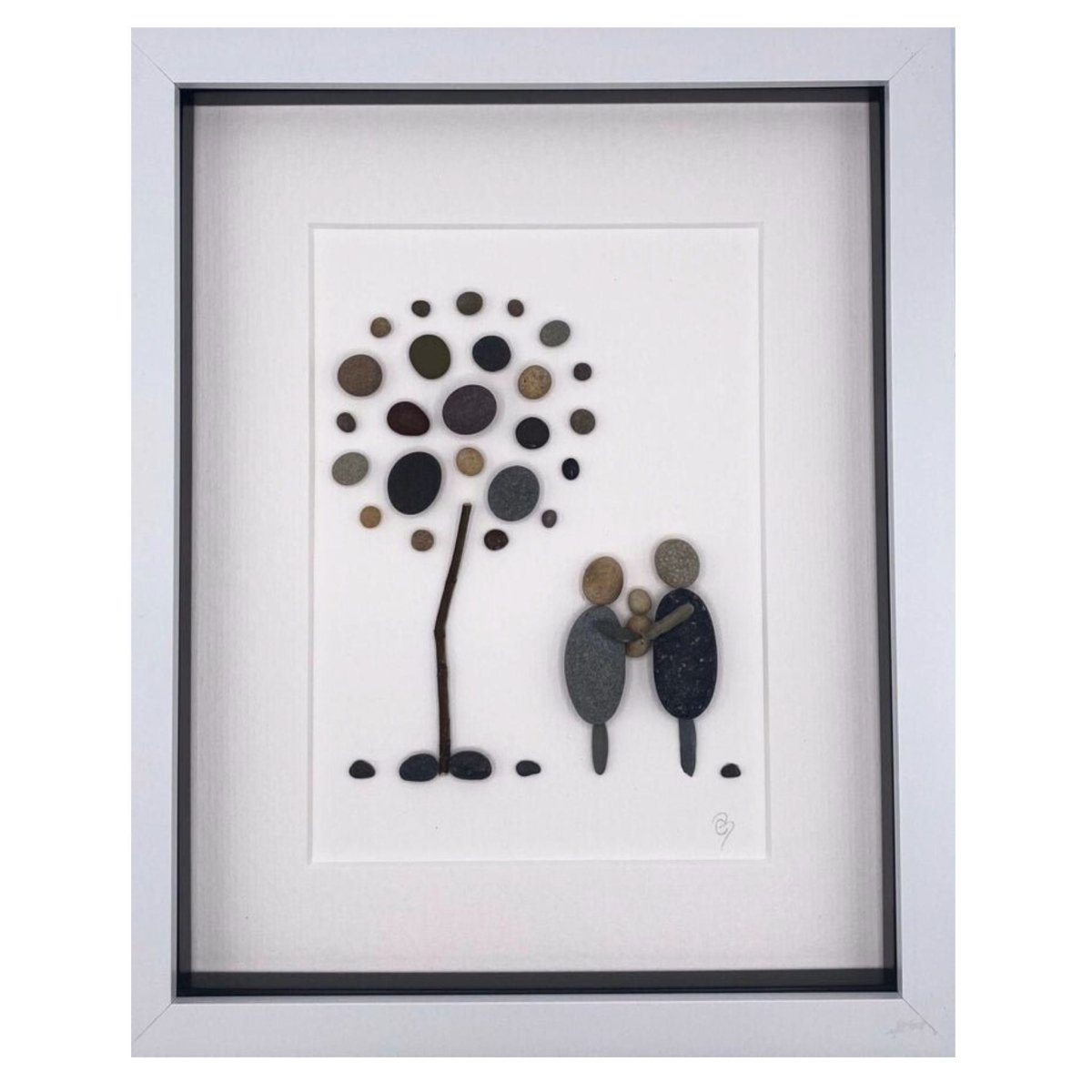 New Arrival Irish Pebble Art - 8"x10" Frame - The Celtic Gift Store - Decor