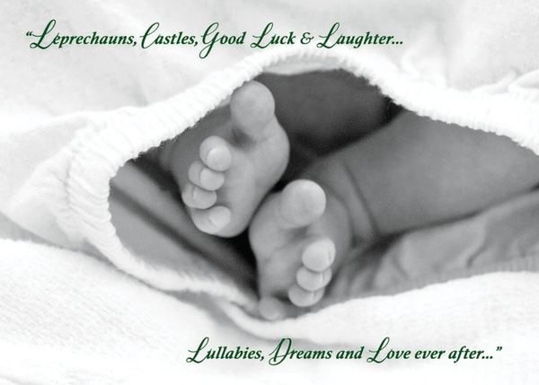 New Baby Card - Welcome Little One - The Celtic Gift Store - Gift