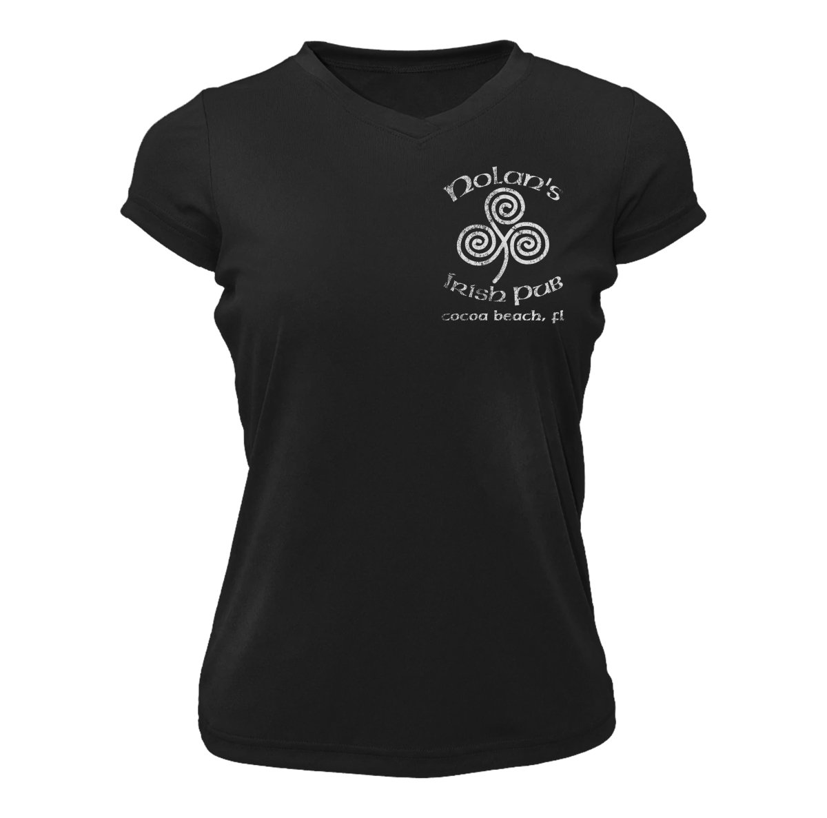 Nolan's Ladies Toucan W/ Background - V Neck