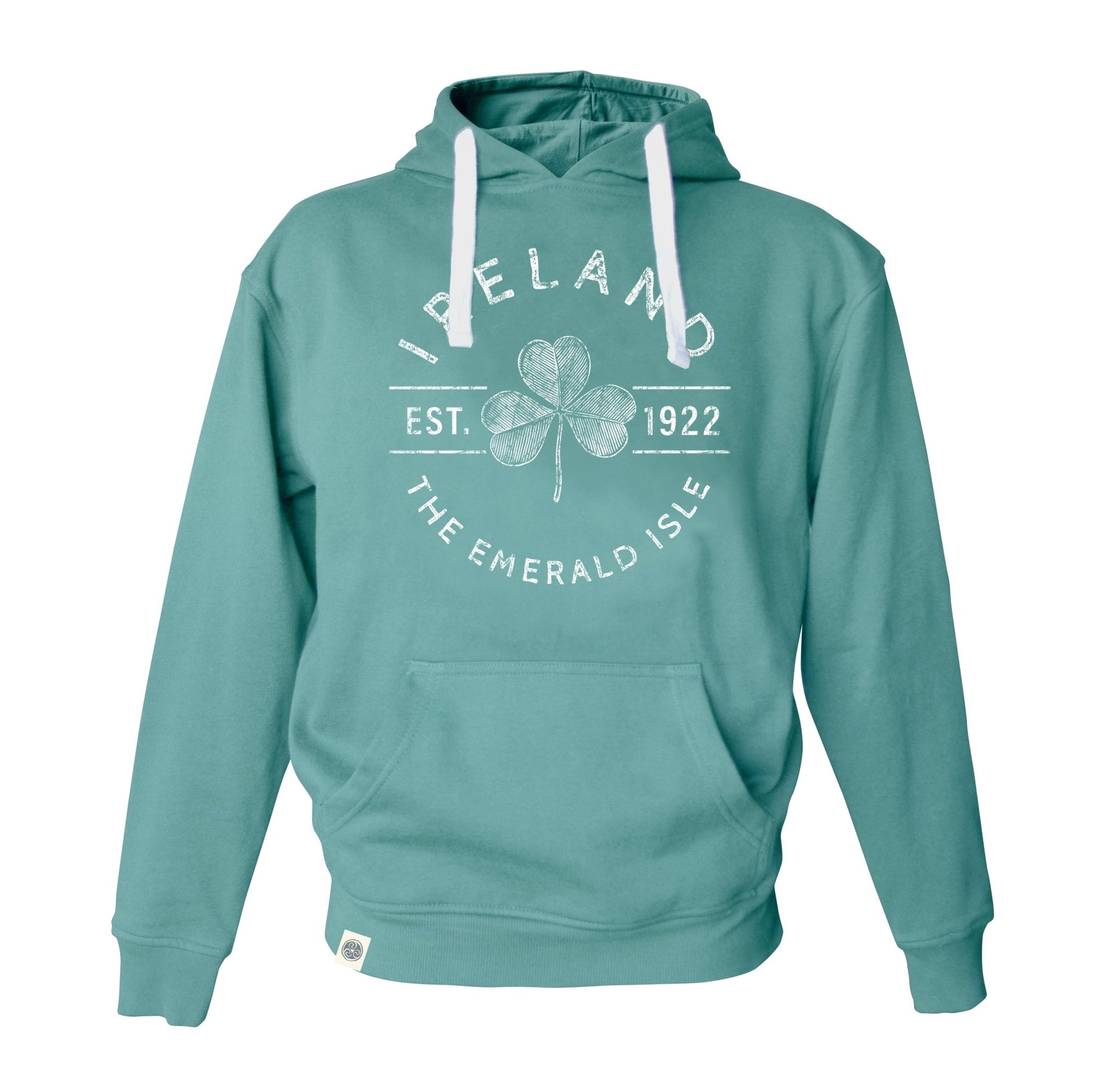 Ocean Green Ireland 1922 Hoodie - The Celtic Gift Store - Clothing