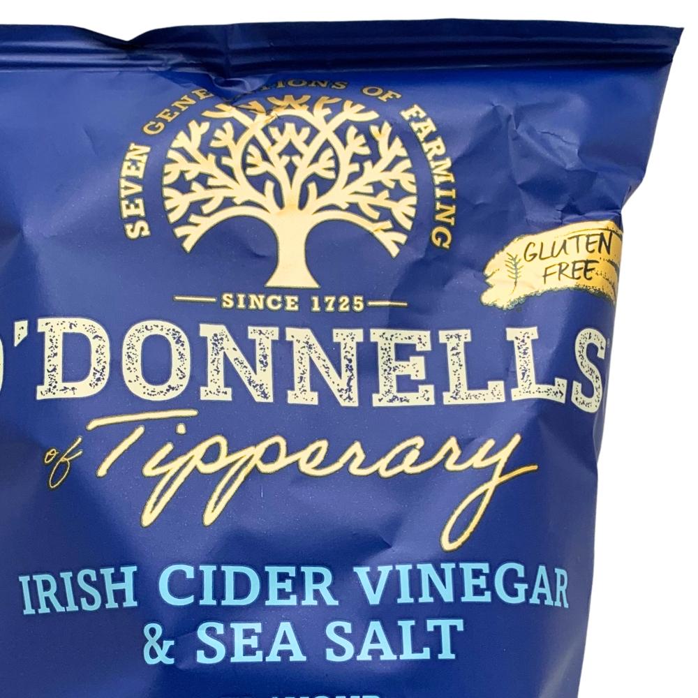 O'Donnells Irish Cider Vinegar and Sea Salt Crisps- 44g