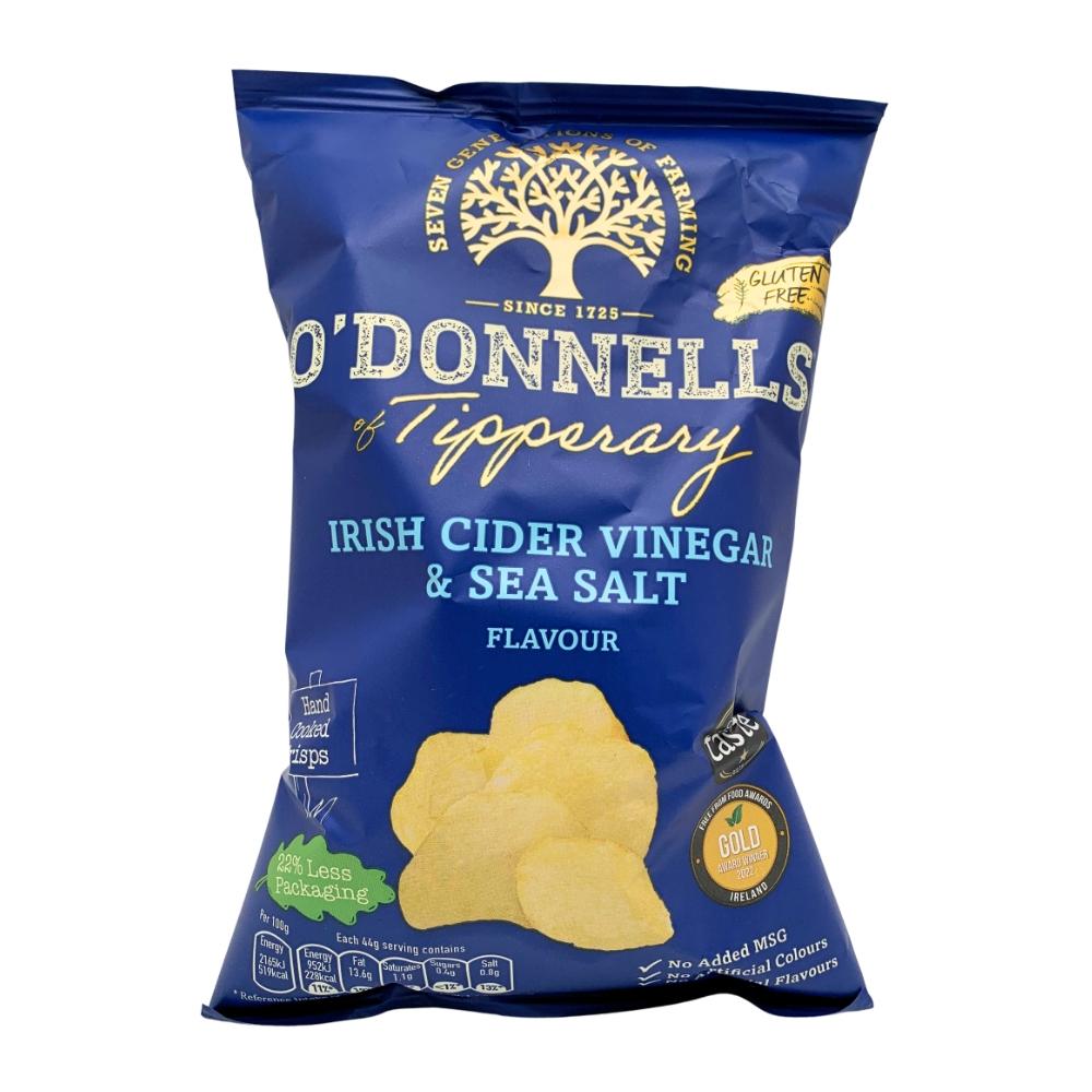 O'Donnells Irish Cider Vinegar and Sea Salt Crisps- 44g