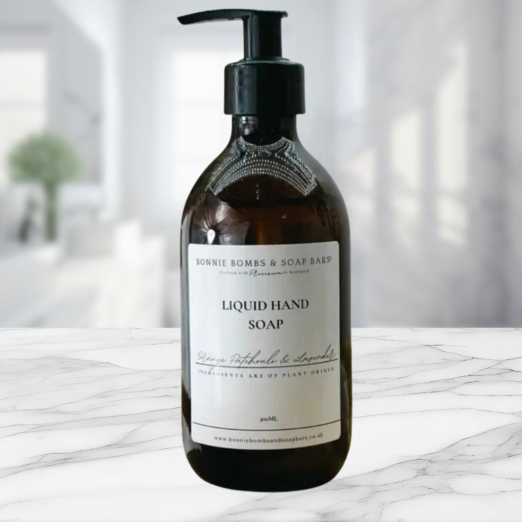 Orange, Patchouli, & Lavender Liquid Hand Soap