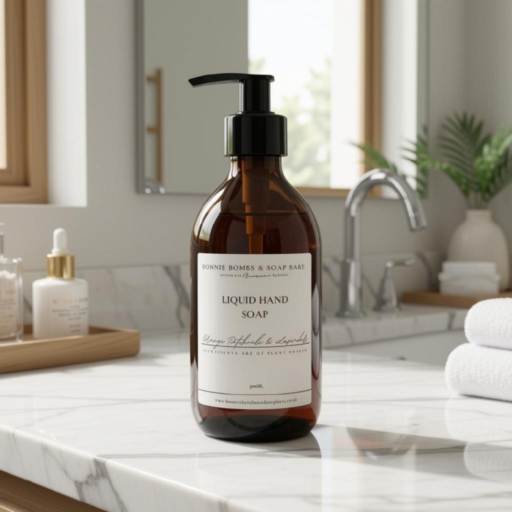 Orange, Patchouli, & Lavender Liquid Hand Soap