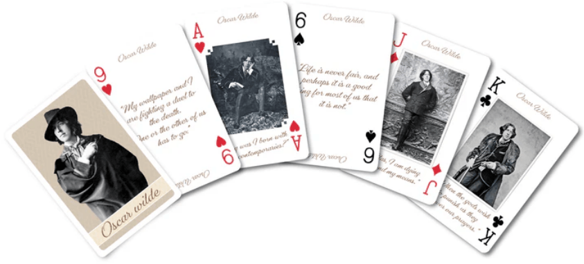 Oscar Wilde Playing Cards - The Celtic Gift Store - Toys & Games
