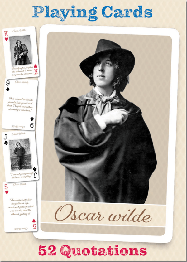 Oscar Wilde Playing Cards - The Celtic Gift Store - Toys & Games
