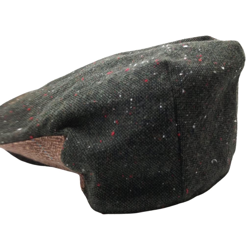 Patrick Francis Adults Green Tweed Celtic Knot Flat Cap by Patrick Francis - Hats