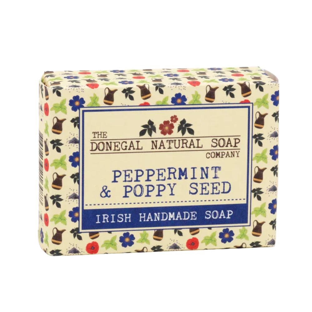 Peppermint & Poppy Seed Irish Handmade Soap