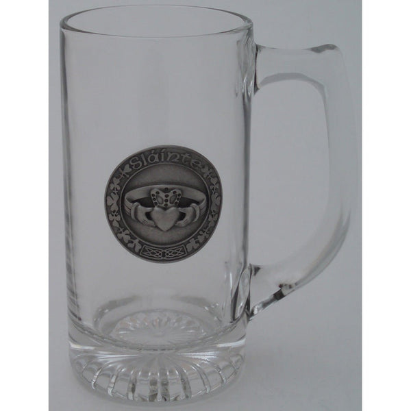 Pewter Claddagh Beer Mug - The Celtic Gift Store - Drinkware