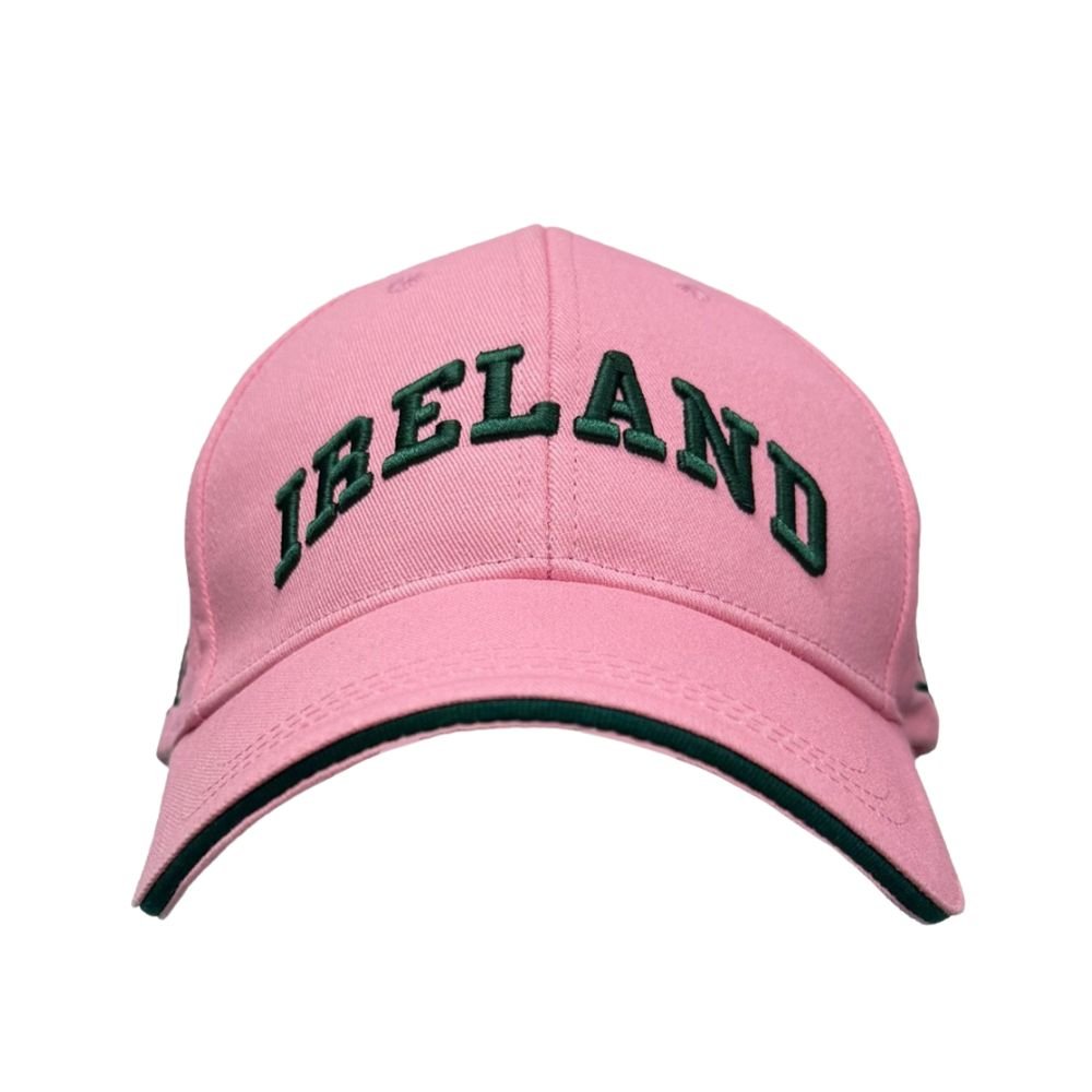 Pink and Green Classic Ireland Baseball Cap