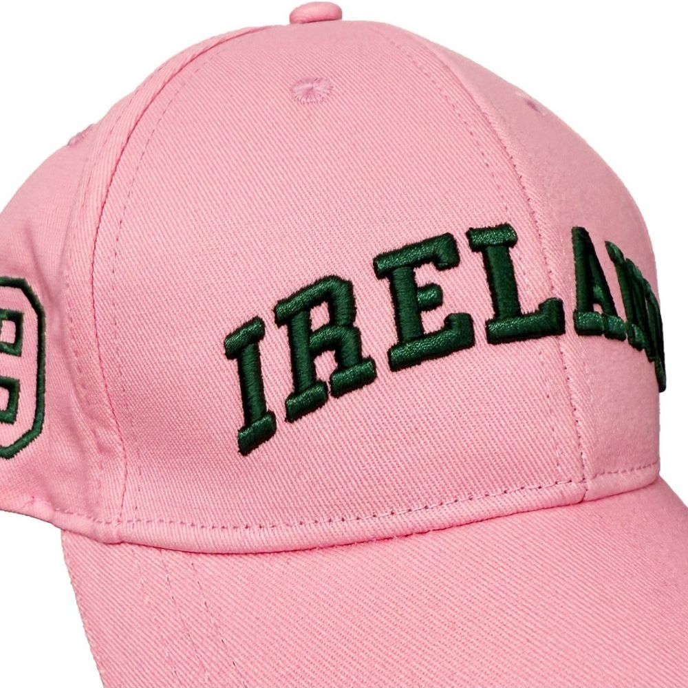 Pink and Green Classic Ireland Baseball Cap