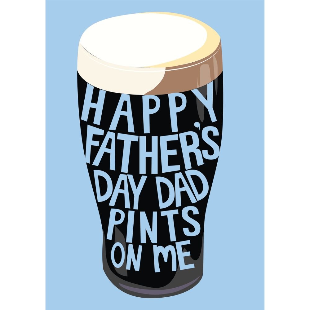 Pints on Me! Card - The Celtic Gift Store - 