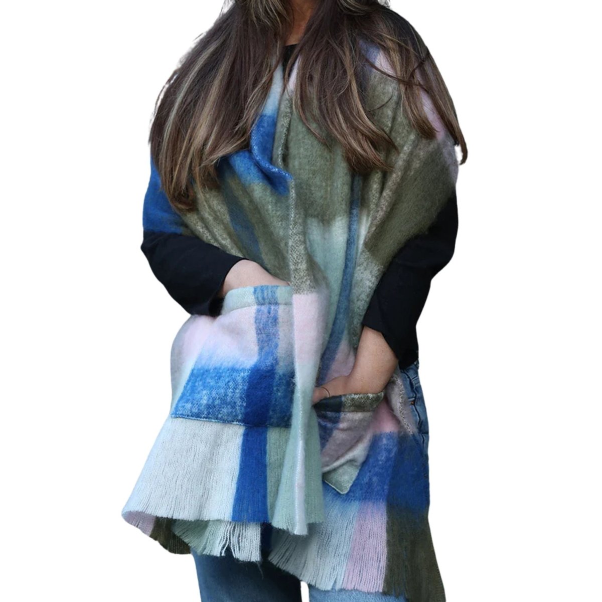 Plush Pocketstole- Cream - The Celtic Gift Store - Womens Accessories