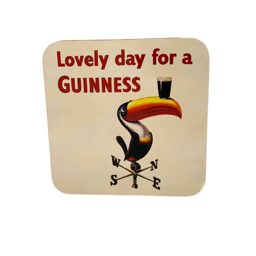 Retro Guinness Coaster- Assorted - The Celtic Gift Store - Barware