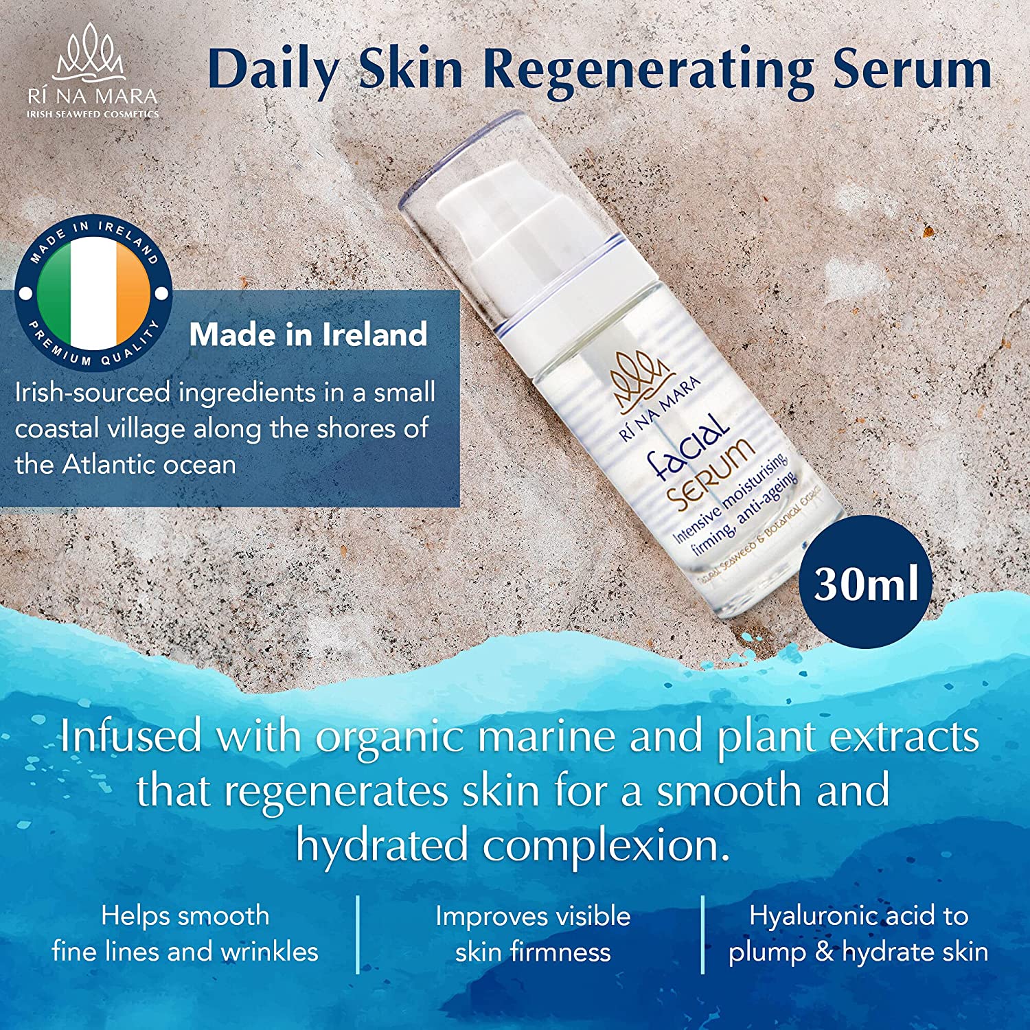 Ri Na Mara Seaweed Facial Serum - The Celtic Gift Store - Beauty and Wellness