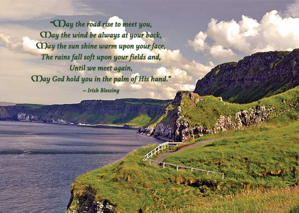 Road Rise Sympathy Card - Irish Blessing - The Celtic Gift Store - Gift