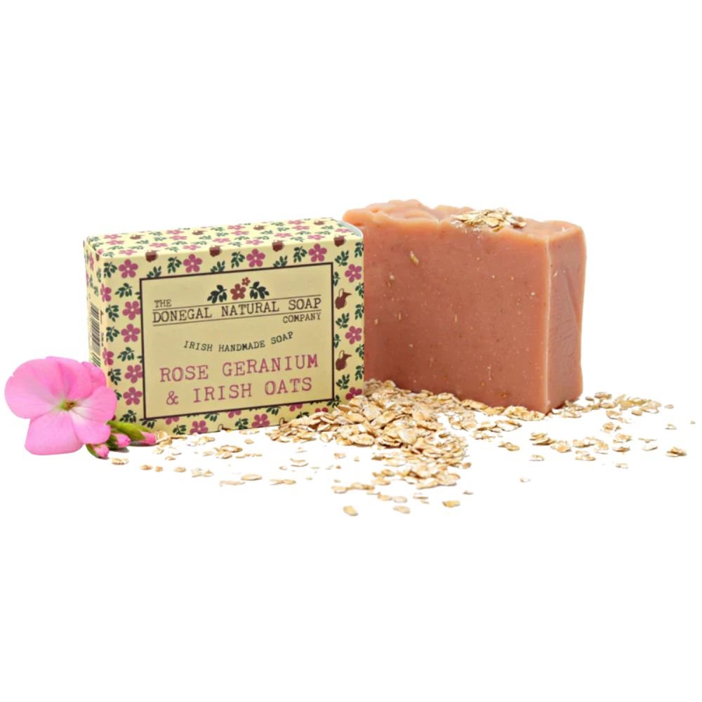 Rose Geranium & Irish Oat Irish Handmade Soap