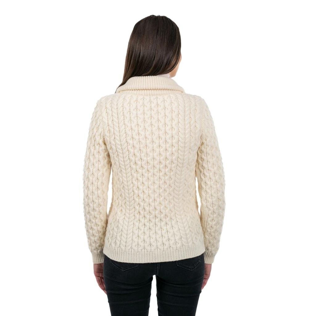 Saol Cable Knit Bomber Jacket by Saol - Apparel & Accessories