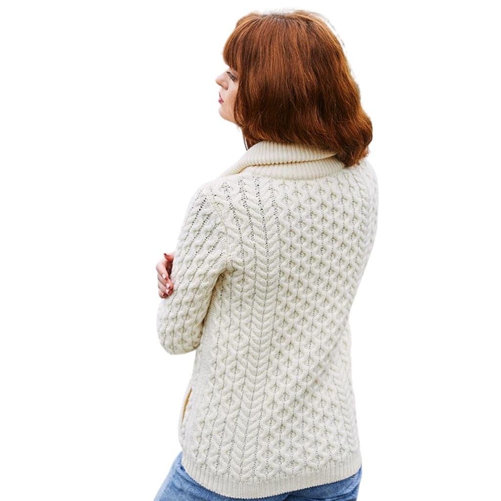 Saol Cable Knit Bomber Jacket by Saol - Apparel & Accessories