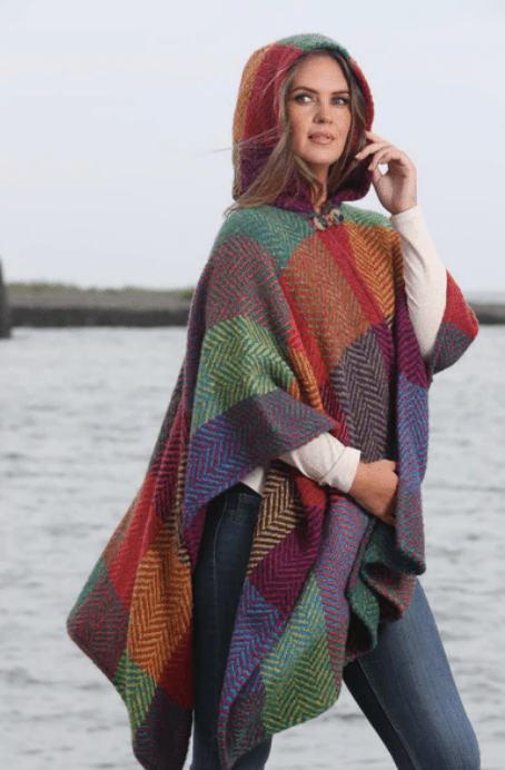 Sarah Cape - Buffalo Lt Green - The Celtic Gift Store - Clothing Accessories