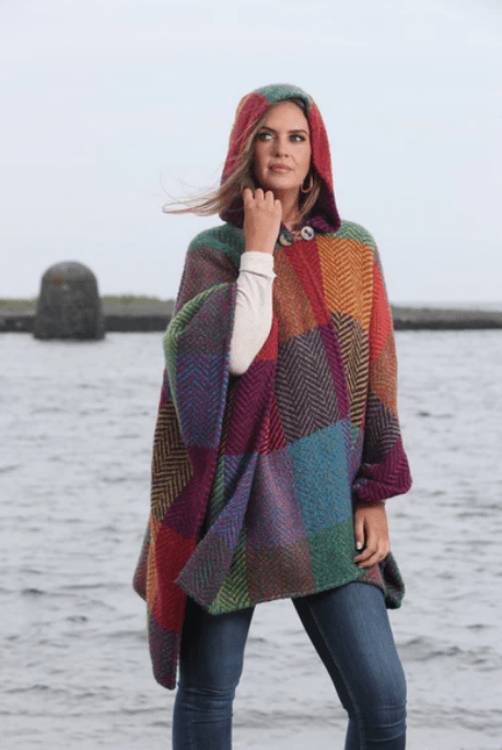 Sarah Cape - Buffalo Lt Green - The Celtic Gift Store - Clothing Accessories